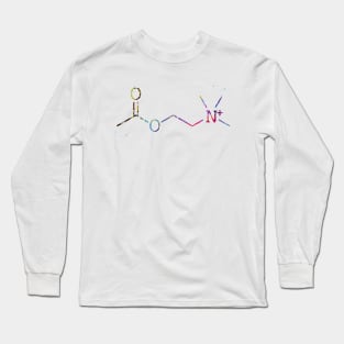 Acetylcholine molecule Long Sleeve T-Shirt